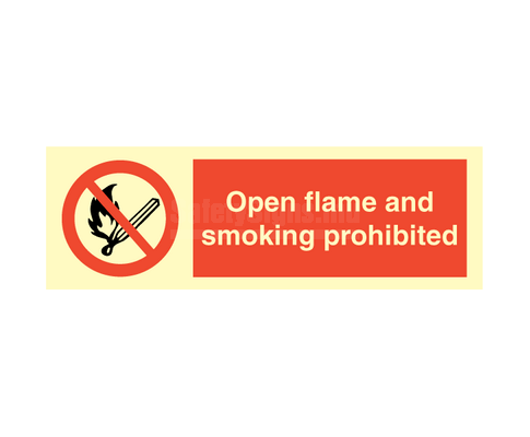 Open Flames And Smoking Prohibited