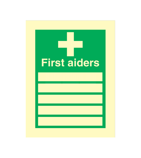 First Aiders Imo Sign