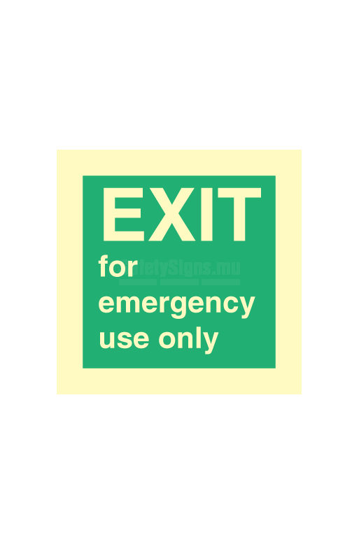 [334424] Exit For Emergency Use Only