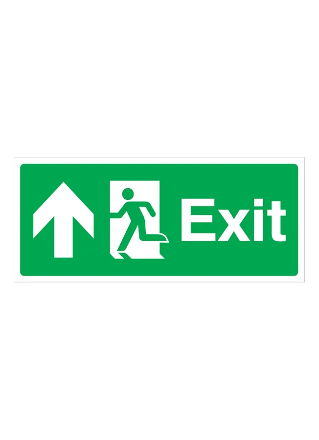 Exit Arrow Up Left (15X35cm)