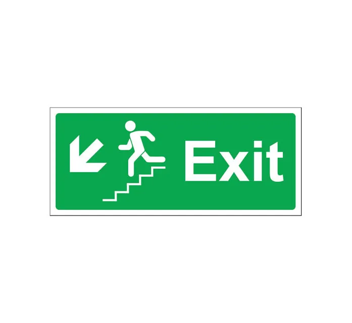 Exit Stair going down Left (15X35cm)