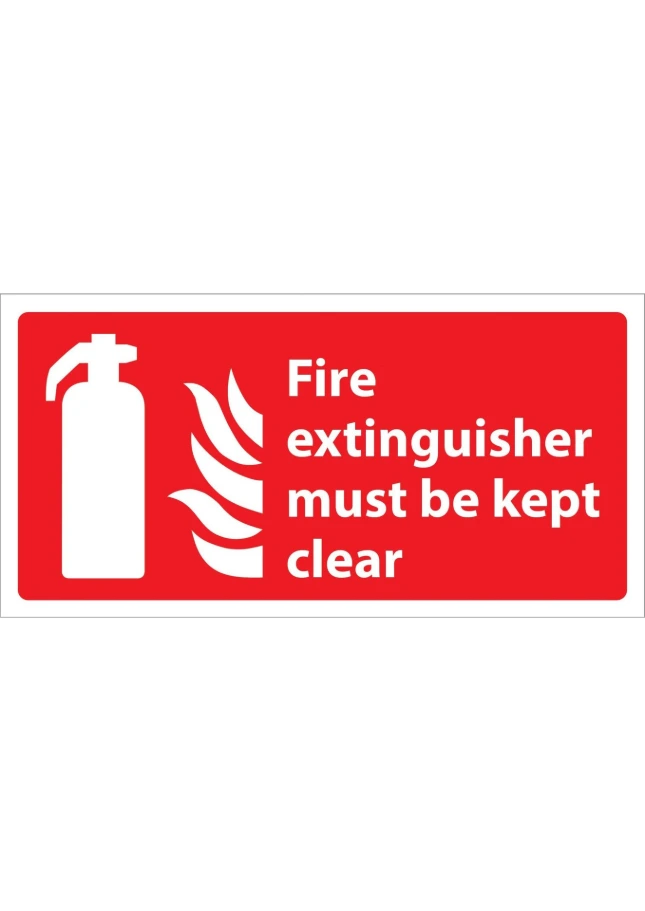 [FIRE308] Fire Extinguisher must be kept clear