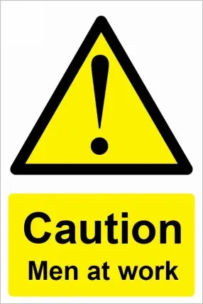 Caution Men at Work
