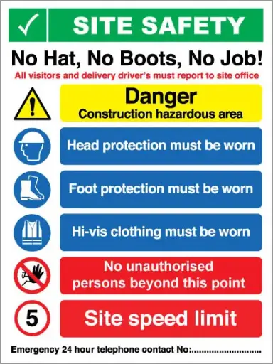 [SSN-P-E] Site Safety Notice E