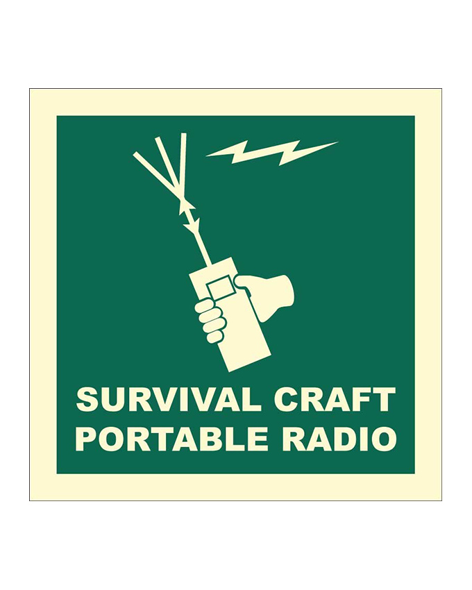 Survival Craft Portable Radio | SafetySigns.mu
