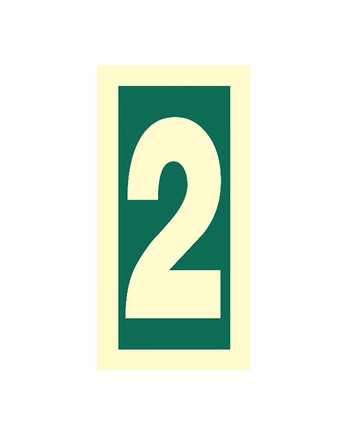 Number 2 | SafetySigns.mu