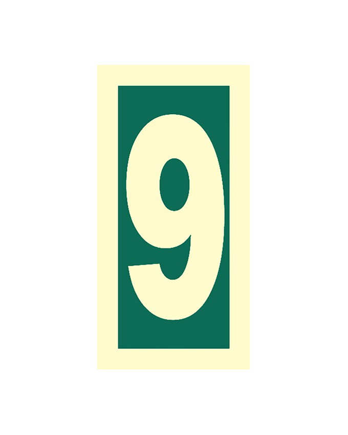 Number 9 | SafetySigns.mu
