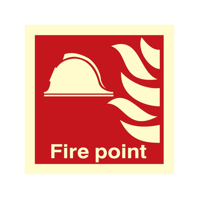 Fire Point Red | SafetySigns.mu