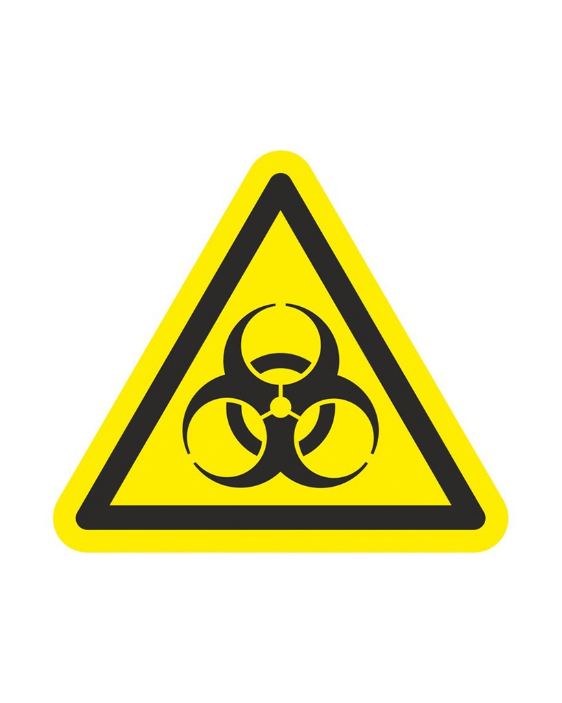 Biological Hazard Aluminum Sign | SafetySigns.mu