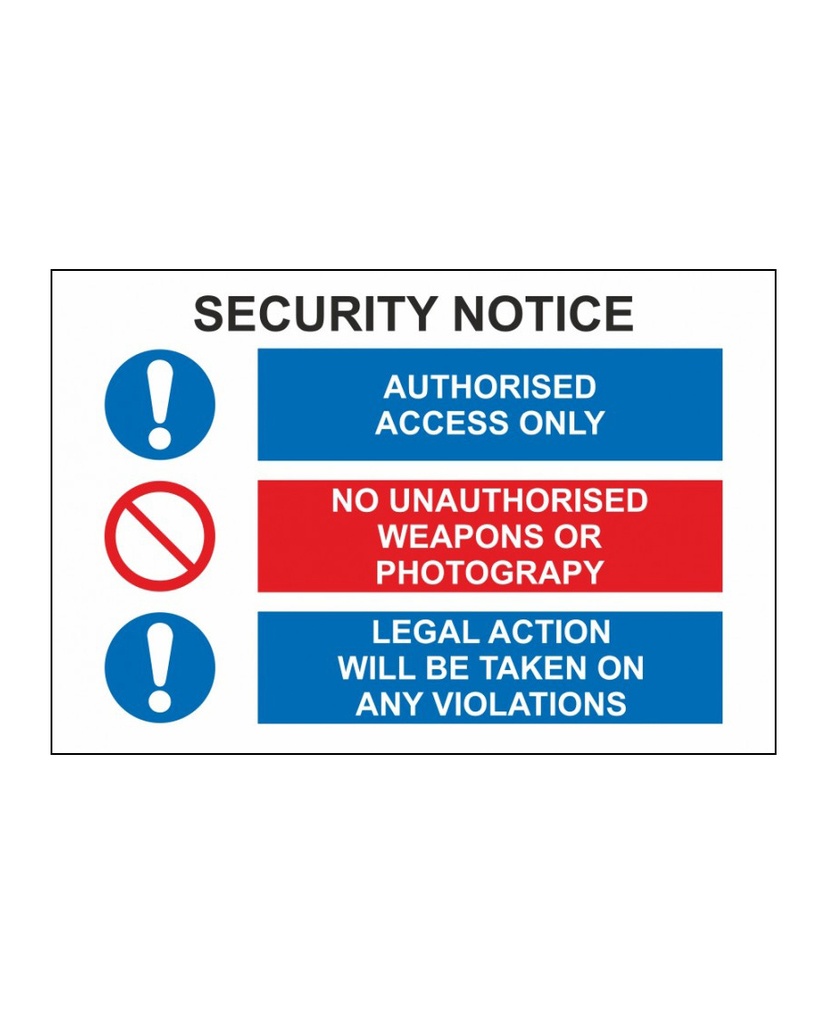 Security Notice | SafetySigns.mu