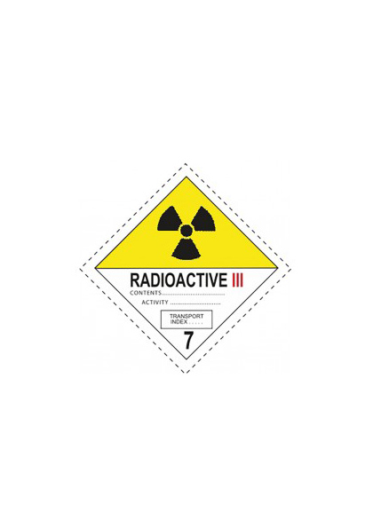 Class 7 Radioactive Iii | SafetySigns.mu