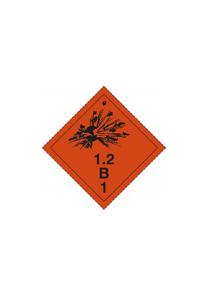 Class 12 Explosive | SafetySigns.mu