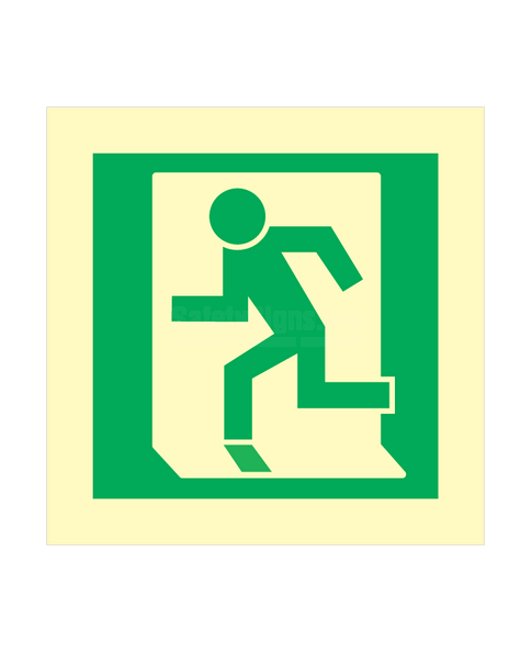 Exit left Symbol | SafetySigns.mu