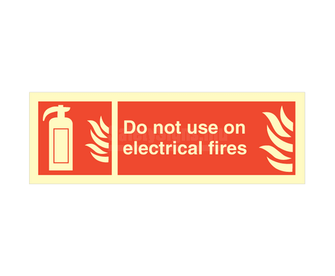 Do Not Use On Electrical... | SafetySigns.mu
