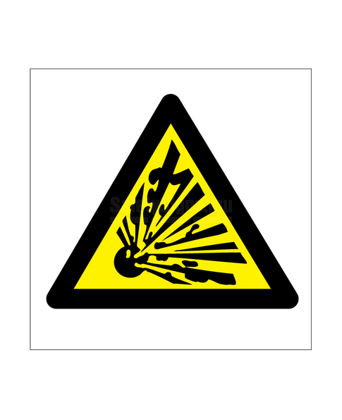 Danger Explosion Risk | SafetySigns.mu