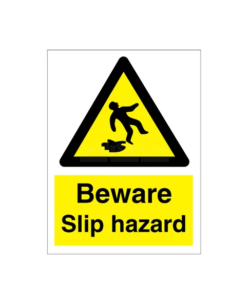 Beware Slip Hazard | SafetySigns.mu