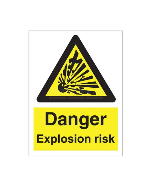 Danger Explosion Risk | SafetySigns.mu
