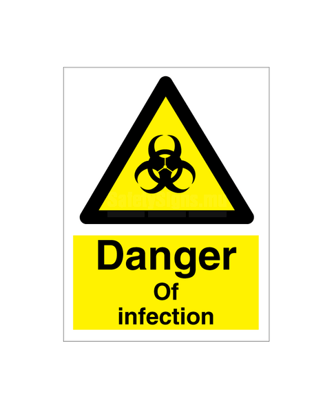 Danger Of Infection | SafetySigns.mu
