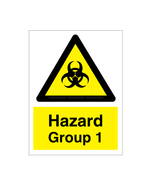 Hazard Group 1 | SafetySigns.mu