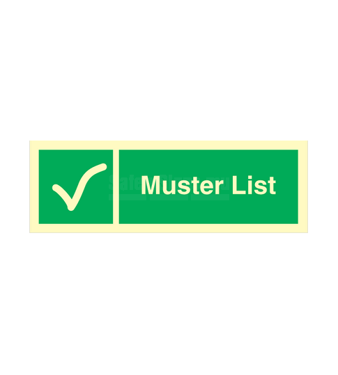 Muster List | SafetySigns.mu