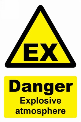 Danger Explosive Atmosphere