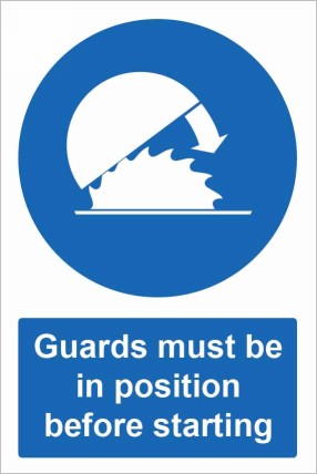 Guards must be in position before starting