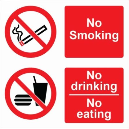 No Smoking No Drinking No Eating