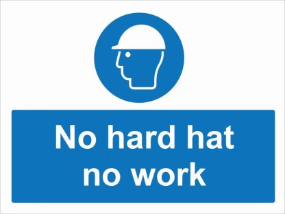 No hard hat No work