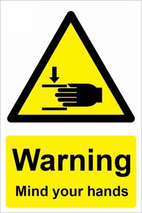 Warning Mind your Hands