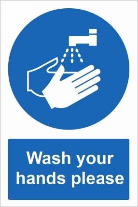 Wash your hands please